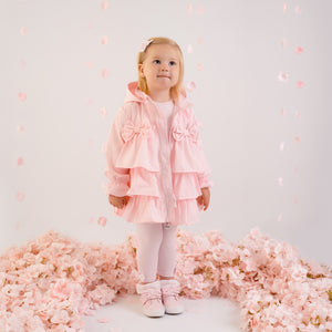 SS25 Little A ABBIE Pink Bow Hooded Jacket