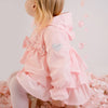 SS25 Little A ABBIE Pink Bow Hooded Jacket