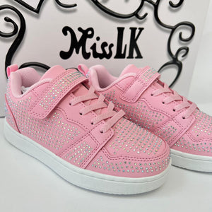 SS24 Lelli Kelly GRACE Pink Diamante Sparkle Trainers