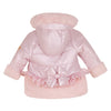 AW24 Little A HONEY Baby Pink Faux Fur Padded Jacket