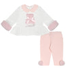 AW24 Little A GRACIE Snow White Faux Fur Bear Legging Set