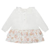 AW24 Little A GLORIA Snow White Bear Print Frill Dress