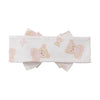 AW24 Little A GLORY Snow White Bear Print Bow Headband