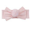 AW24 Little A GABY Baby Pink Faux Fur Bow Headband