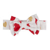 AW24 Little A HAILEY Snow White Heart Print Bow Headband