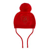 AW24 Little A HAVEN Red Heart Knitted Pom Pom Hat