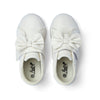 SS25 Little A BOWIE White Bow Trainers