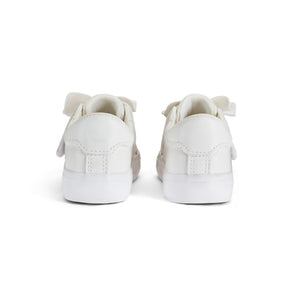 SS25 Little A BOWIE White Bow Trainers