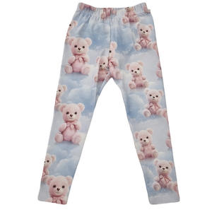 AW24 Daga Pink & Blue Teddy Bear Hoody Legging Set