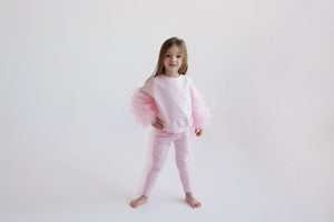 AW24 Daga Pink Tulle Heart Logo Tracksuit