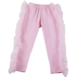 AW24 Daga Pink Tulle Heart Logo Tracksuit