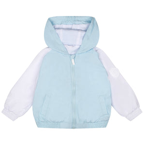 SS24 Mitch & Son TANNER Sky Blue & White Hooded Jacket