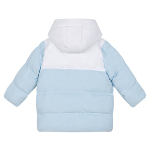 AW24 Mitch & Son ALFIE Pale Blue Faux Fur Padded Jacket