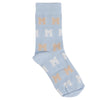 AW24 Mitch & Son ANWAR Pale Blue Logo Two Pack Of Socks