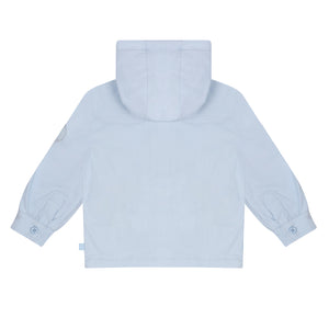 AW24 Mitch & Son BILLY Pale Blue Twill Hooded Shacket