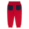 AW24 Mitch & Son BRIAN Red & Navy Logo Colour Block Tracksuit