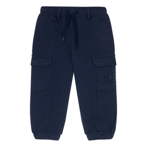 AW24 Mitch & Son BRODY & BRADLEY Navy Blue & White Long Sleeve Top & Cargo Trouser Set