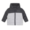 AW24 Mitch & Son Junior CALEB Stone Grey Cut N Sew Hooded Jacket