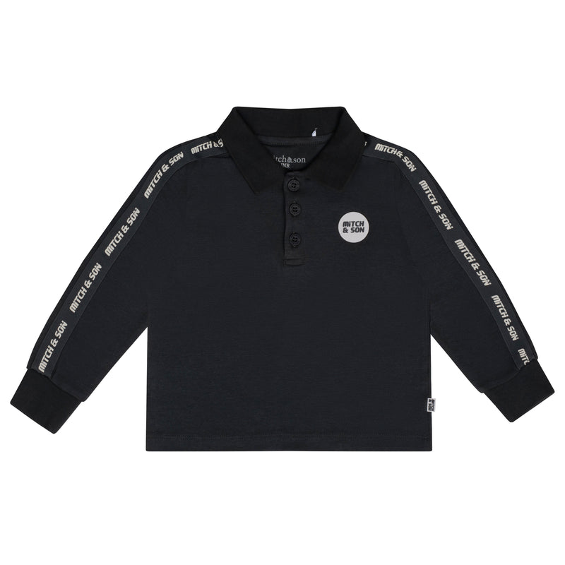 AW24 Mitch & Son Junior CLAYTON Dark Grey Polo Top