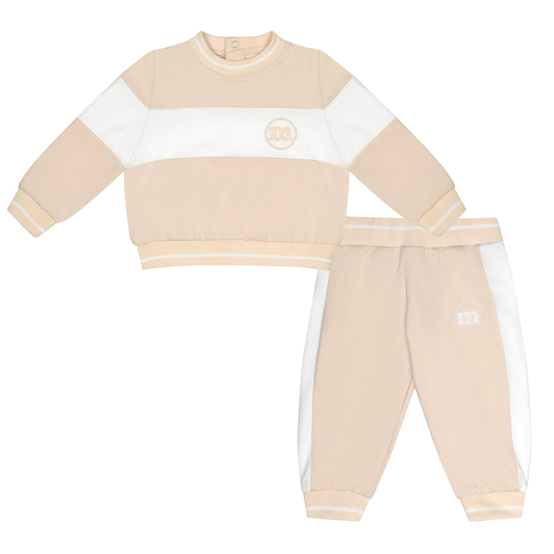 AW24 Mitch & Son Mini DEXTER Beige Panel Tracksuit