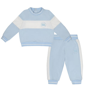 AW24 Mitch & Son Mini DEXTER Pale Blue Panel Tracksuit