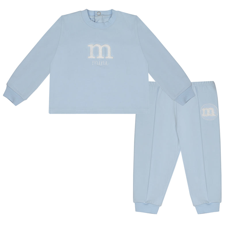 AW24 Mitch & Son Mini DAVID Pale Blue Logo Tracksuit