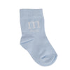 AW24 Mitch & Son Mini DEAN Pale Blue & Beige Logo Two Pack Of Socks