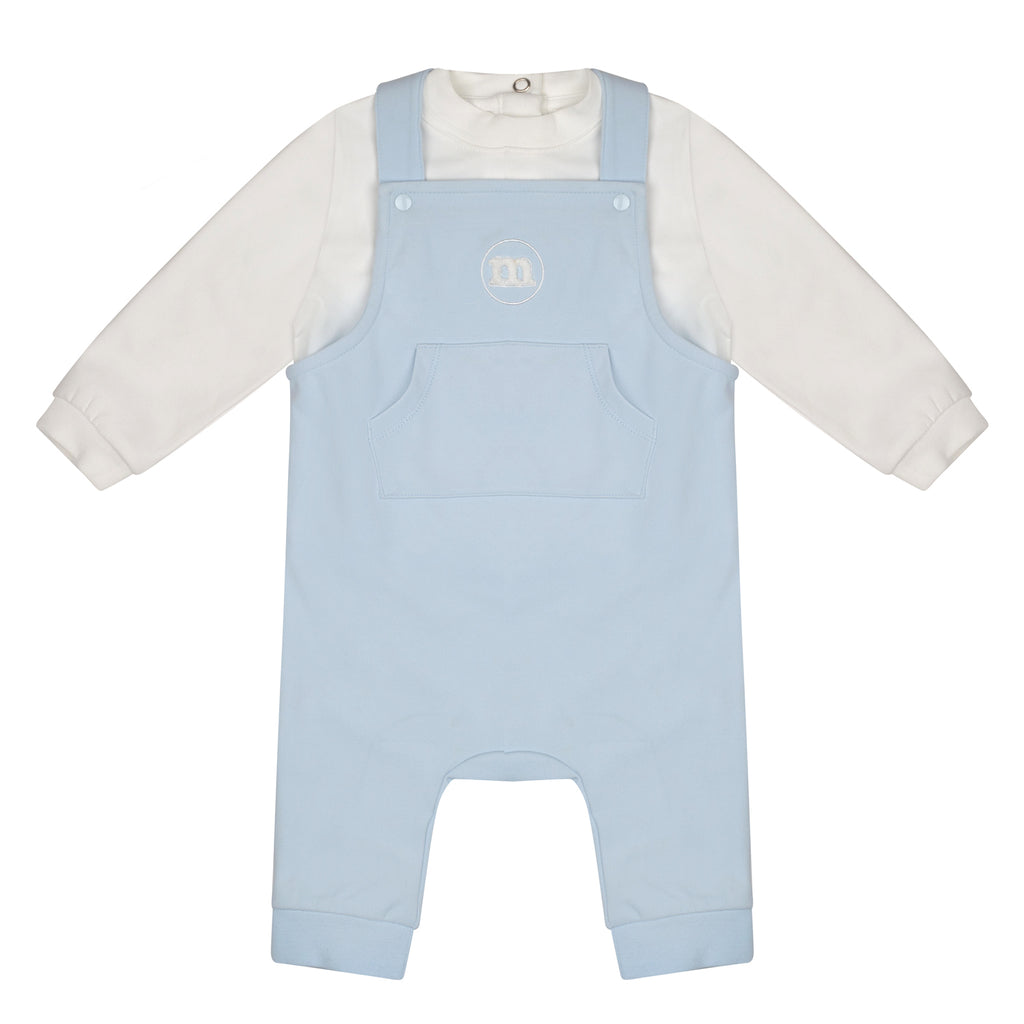 AW24 Mitch & Son Mini DREW Pale Blue Dungaree Set