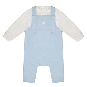 AW24 Mitch & Son Mini DREW Pale Blue Dungaree Set