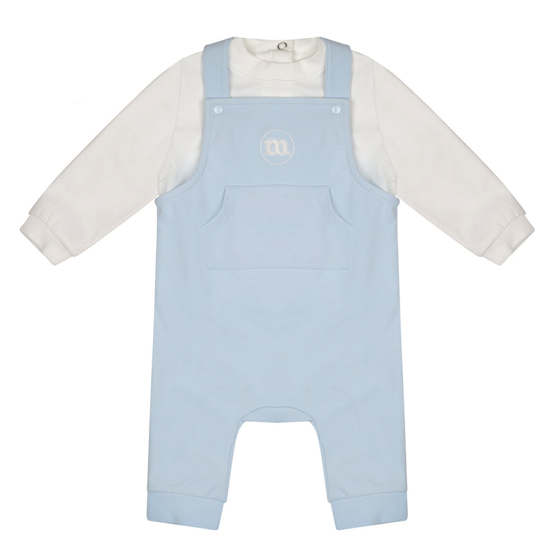 AW24 Mitch & Son Mini DREW Pale Blue Dungaree Set