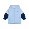 SS25 Mitch & Son FREDDIE Blue & White Cut & Sew Hooded Jacket