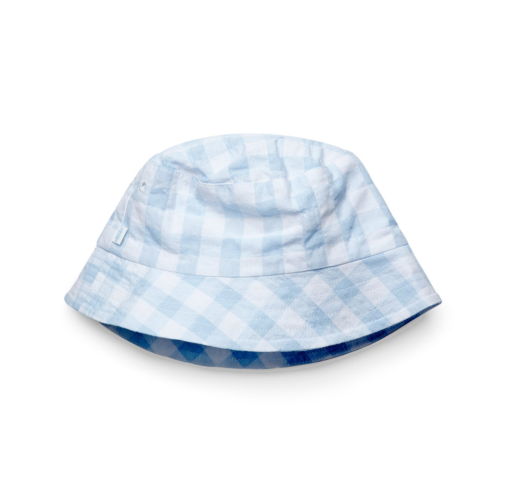 SS25 Mitch & Son FOSCO Blue & White Gingham Bucket Hat