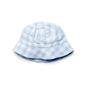 SS25 Mitch & Son FOSCO Blue & White Gingham Bucket Hat