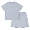 SS25 Mitch & Son GRIFFIN Grey Pin Tuck Sweat Shorts Set