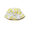 SS25 Mitch & Son GEE White Grey & Yellow Doodle Print Bucket Hat