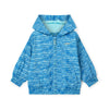 SS25 Mitch & Son Junior HARRY Blue Space Dye Hooded Jacket