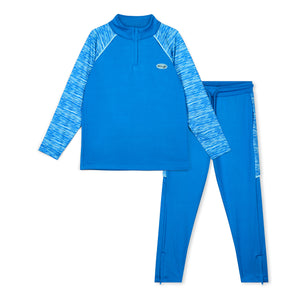 SS25 Mitch & Son Junior HARRISON Blue Space Dye Poly Tracksuit