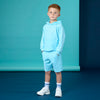 SS25 Mitch & Son Junior HENRY Turquoise Hooded Shorts Set