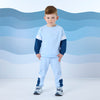 SS25 Mitch & Son FRANCES Blue & White Cut & Sew Tracksuit