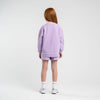 SS25 Bonini ASPIRE Lilac & White Logo Sweat Shorts