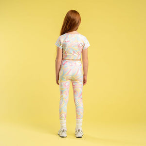 SS25 Bonini SPRINT Multicoloured Swirl Sport Leggings