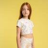 SS25 Bonini ENERGY Multicoloured Swirl Crop Sport Top