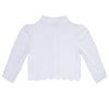 SS24 ADee LINA Bright White Sweat Cardigan