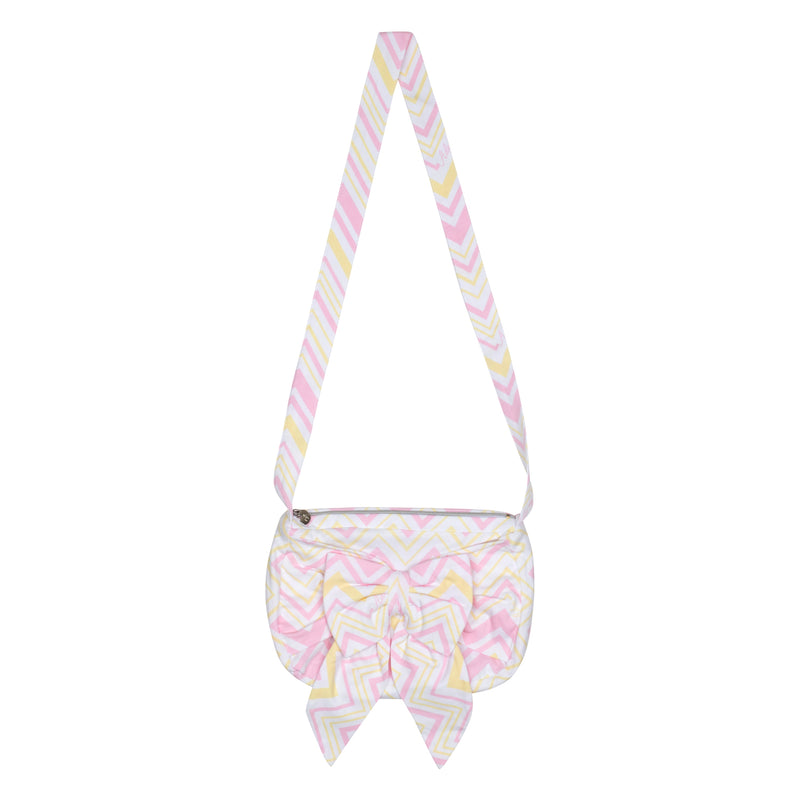 SS24 ADee LUX Bright White Chevron Bag