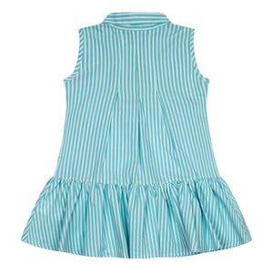 SS24 ADee ODETTE Aruba Blue Stripe Dress