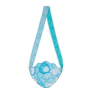 SS24 ADee ORILLA Aruba Blue Pearl Print Shell Bag