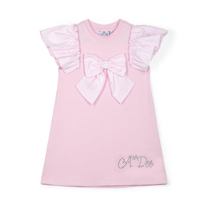 SS25 ADee CALI Pink Bow Frill Dress