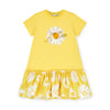 SS25 ADee DOVE White & Yellow Daisy Drop Waist Dress