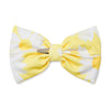 SS25 ADee DELORES Yellow & White Daisy Print Bow Hair Clip