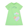 SS25 ADee DANICA Green Striped Heart Handbag Lollipop Logo Dress